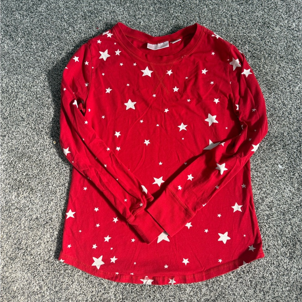 Rachel Parcell Red Star Pajama Top
